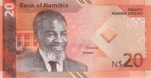 Namibia p21a 20 Dollar 2025